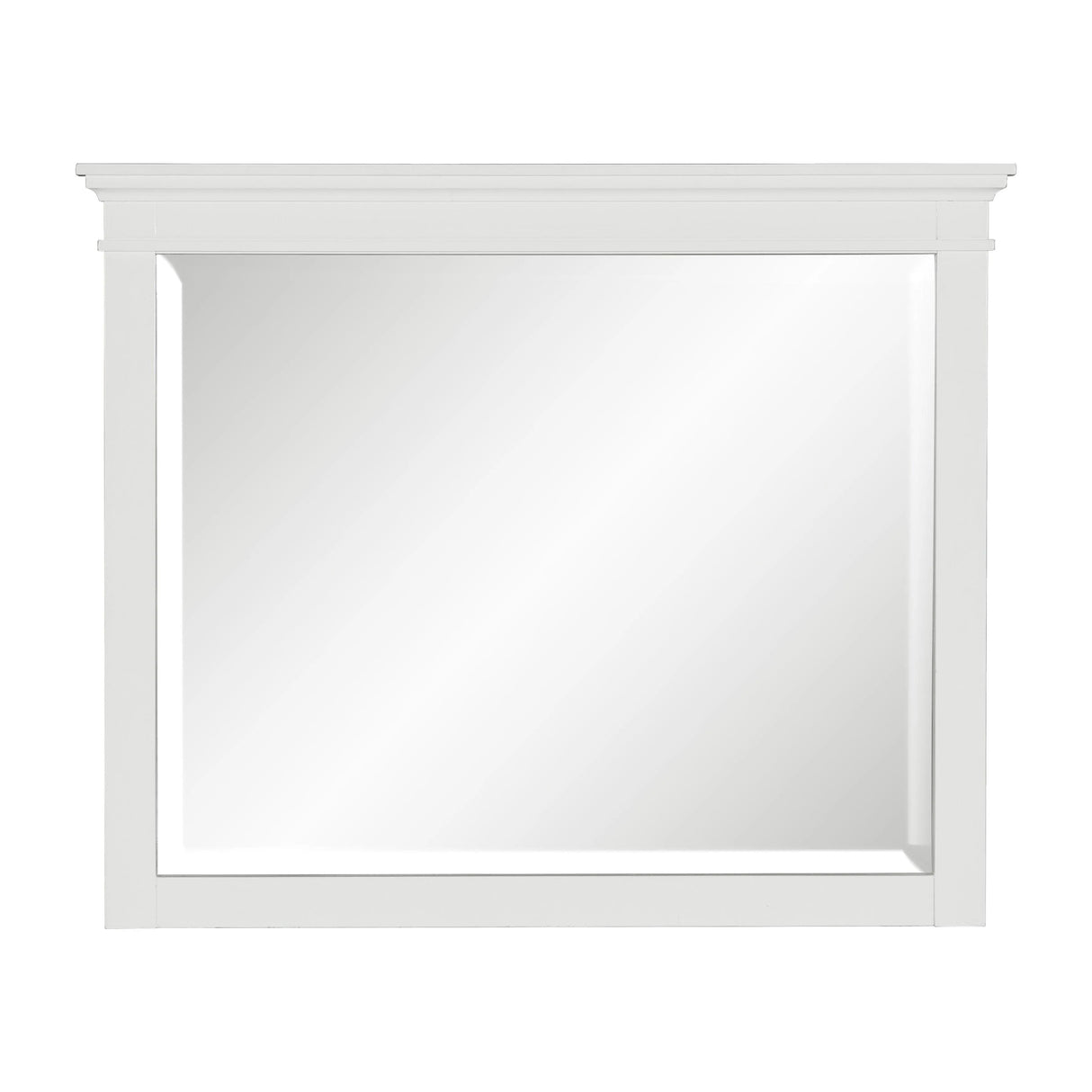 Blaire Farm White Mirror (Mirror Only) by Homelegance at Eve Furniture