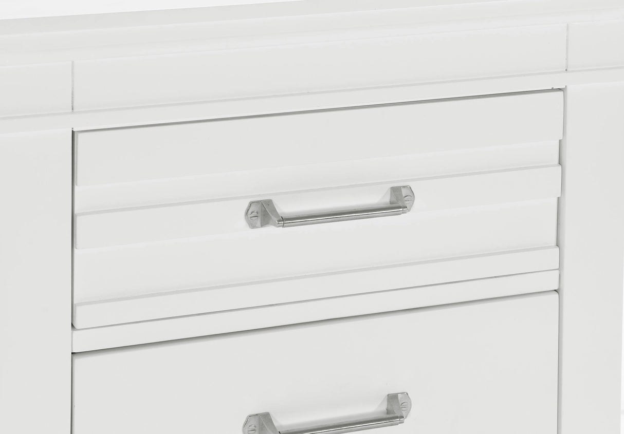 Blaire Farm White Nightstand by Homelegance at Eve Furniture