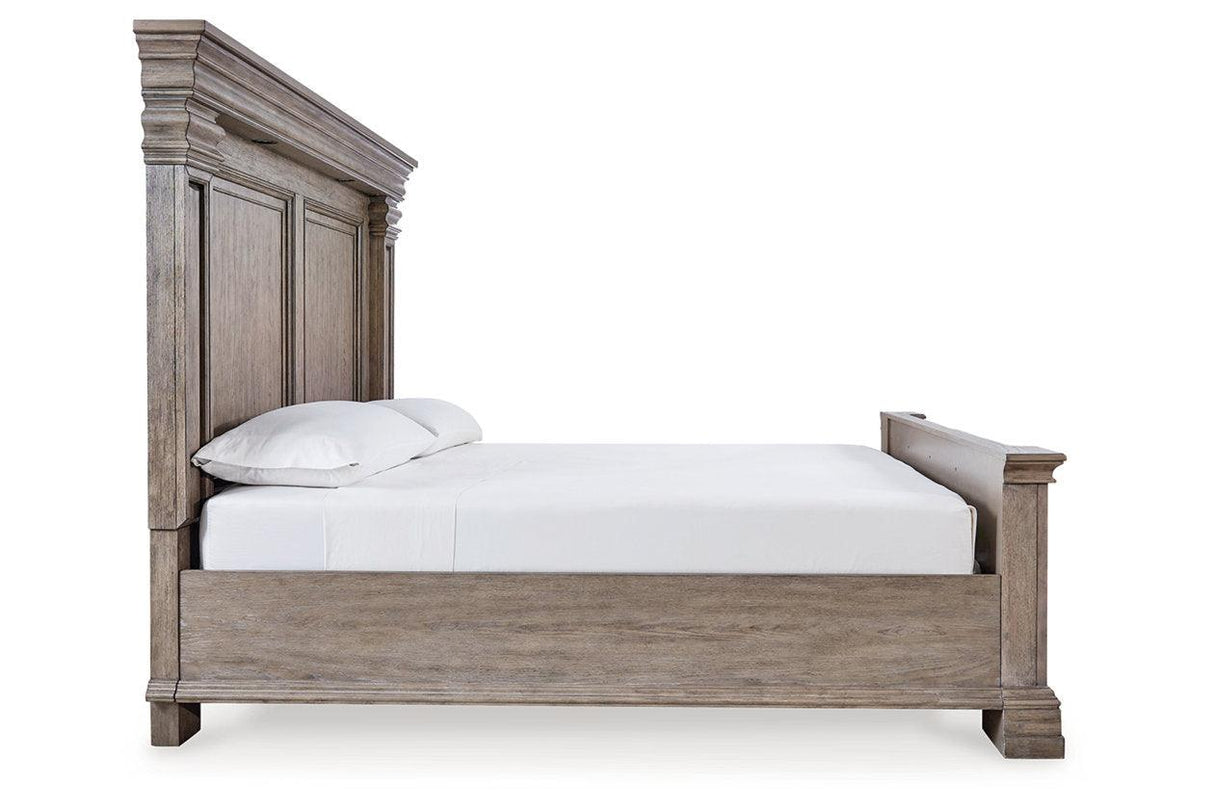 Blairhurst Light Grayish Brown California King Panel Bed by Ashley at Eve Furniture
