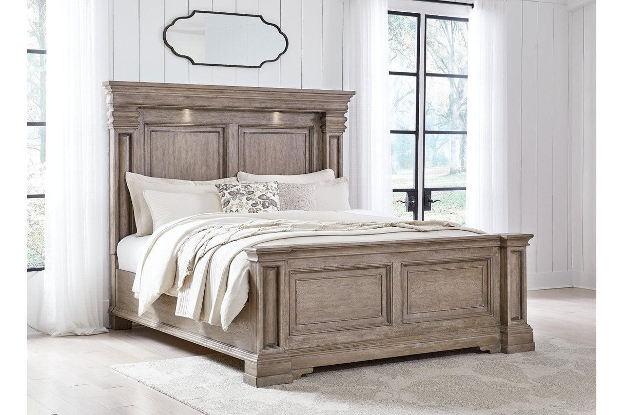 Blairhurst Light Grayish Brown California King Panel Bed by Ashley at Eve Furniture