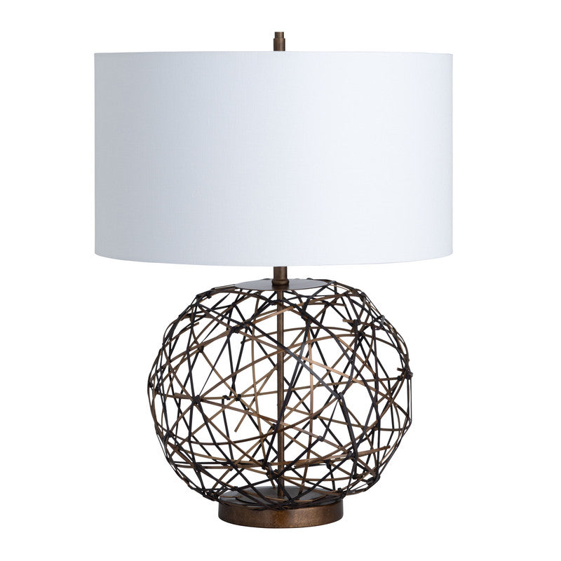 Blaise Copper/Bronze Table Lamp by Crestview at Eve Furniture