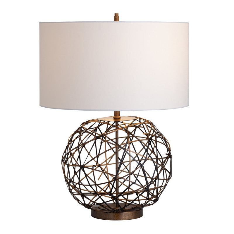 Blaise Copper/Bronze Table Lamp by Crestview at Eve Furniture