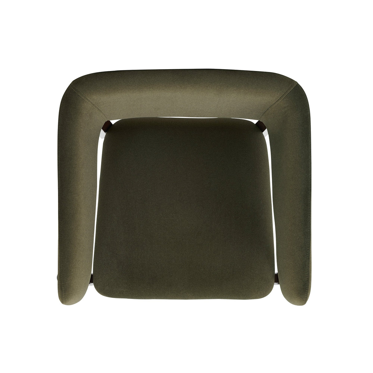 Blake Dining Armchair in Green by Manhattan Comfort at Eve Furniture