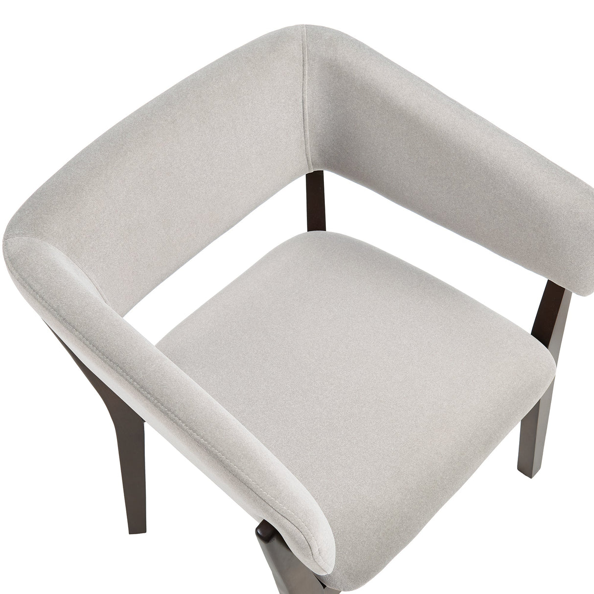 Blake Dining Armchair in Greige (set of 4) by Manhattan Comfort at Eve Furniture