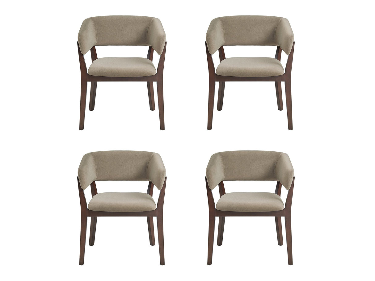Blake Dining Armchair in Linen (set of 4) by Manhattan Comfort at Eve Furniture