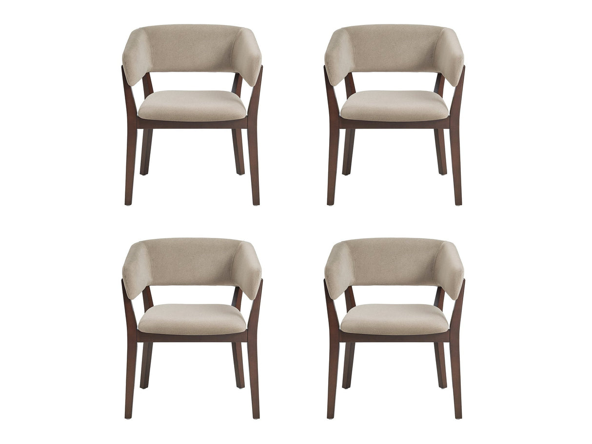 Blake Dining Armchair in Natural (set of 4) by Manhattan Comfort at Eve Furniture