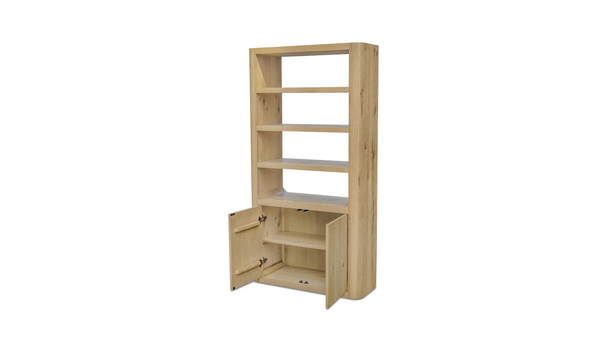 Blake Tall Cabinet Rustic Oak by Moe's Home at Eve Furniture