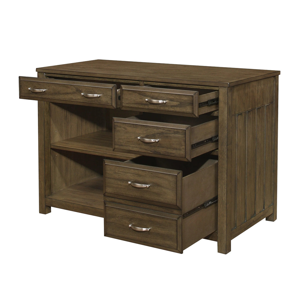 Blanche Brown Gray Credenza by Homelegance at Eve Furniture