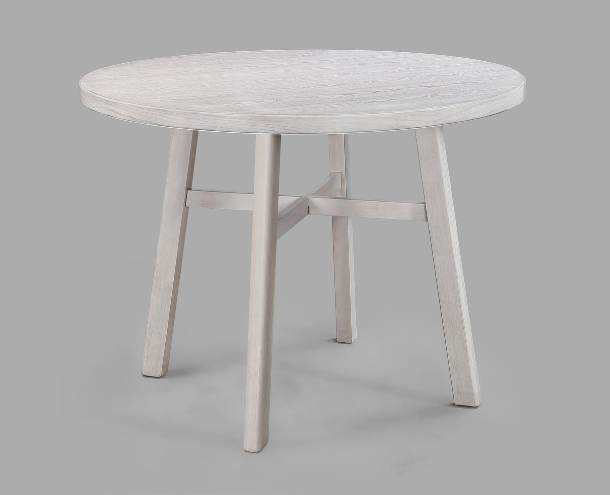 Blanche Gray Round Counter Height Dining Set by Crown Mark at Eve Furniture