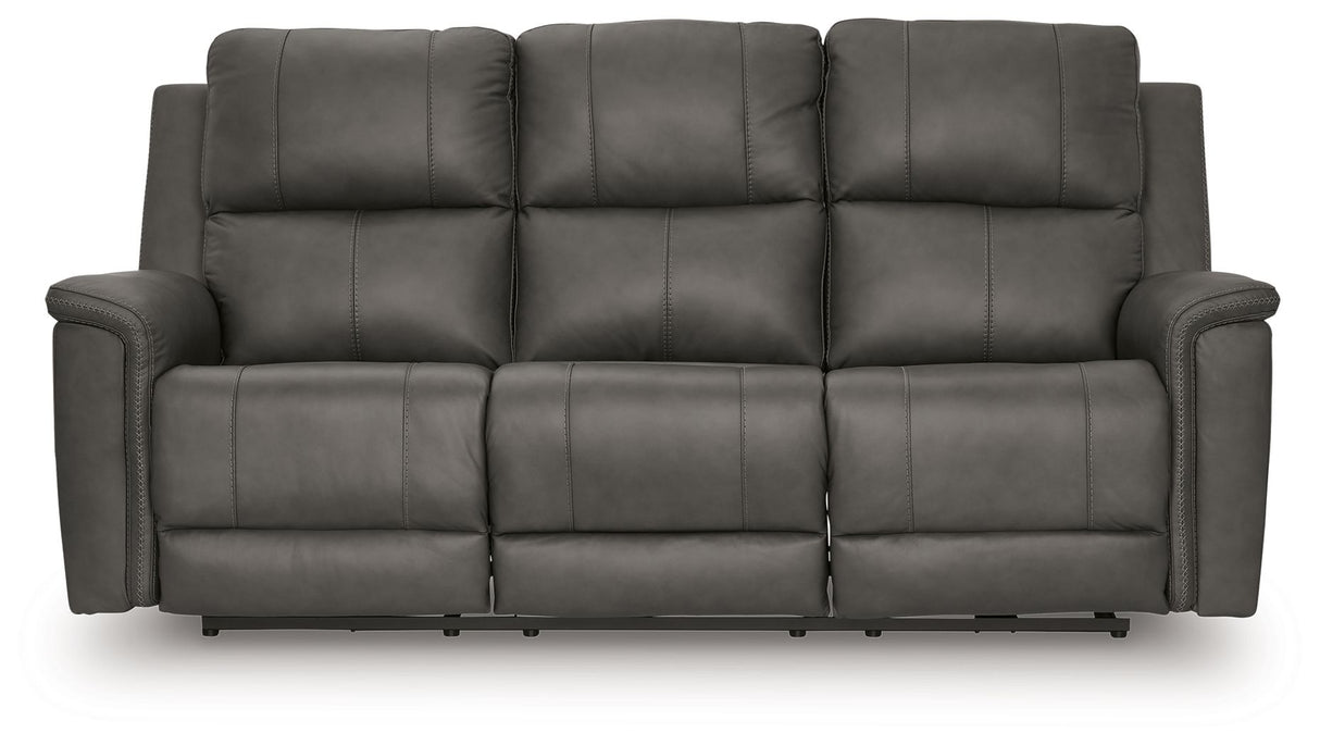 Bleckley Anchor Power Reclining Sofa and Loveseat by Ashley at Eve Furniture