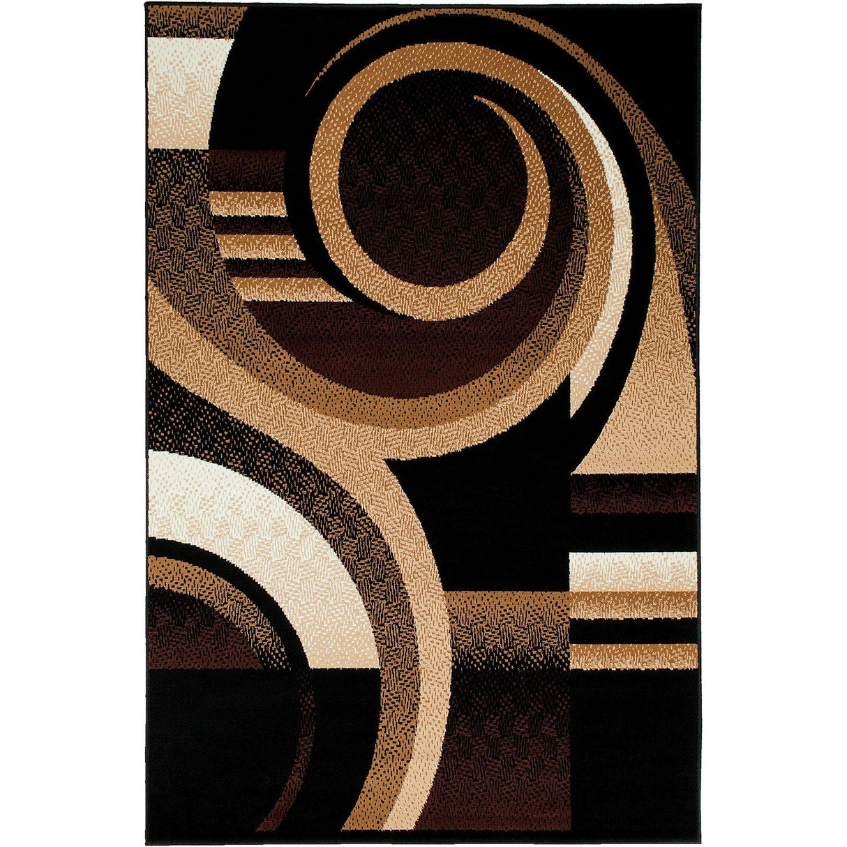 Blitar Brown/Black Area Rug by Furniture of America at Eve Furniture