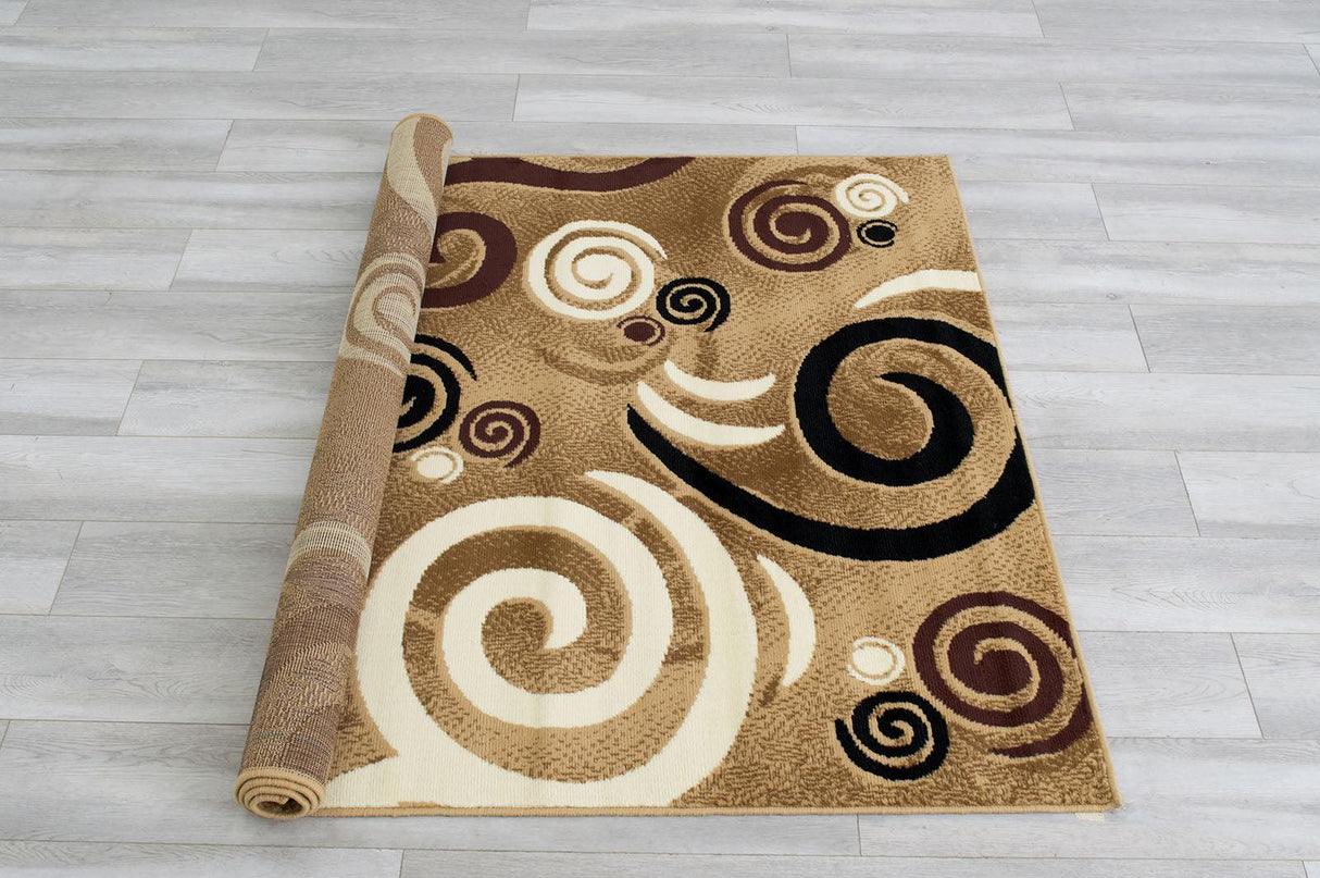 Blitar Brown Area Rug by Furniture of America at Eve Furniture