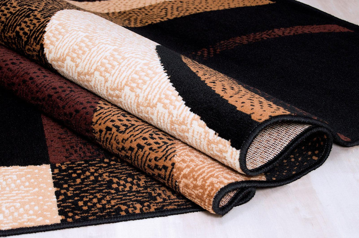 Blitar Brown/Black Area Rug by Furniture of America at Eve Furniture