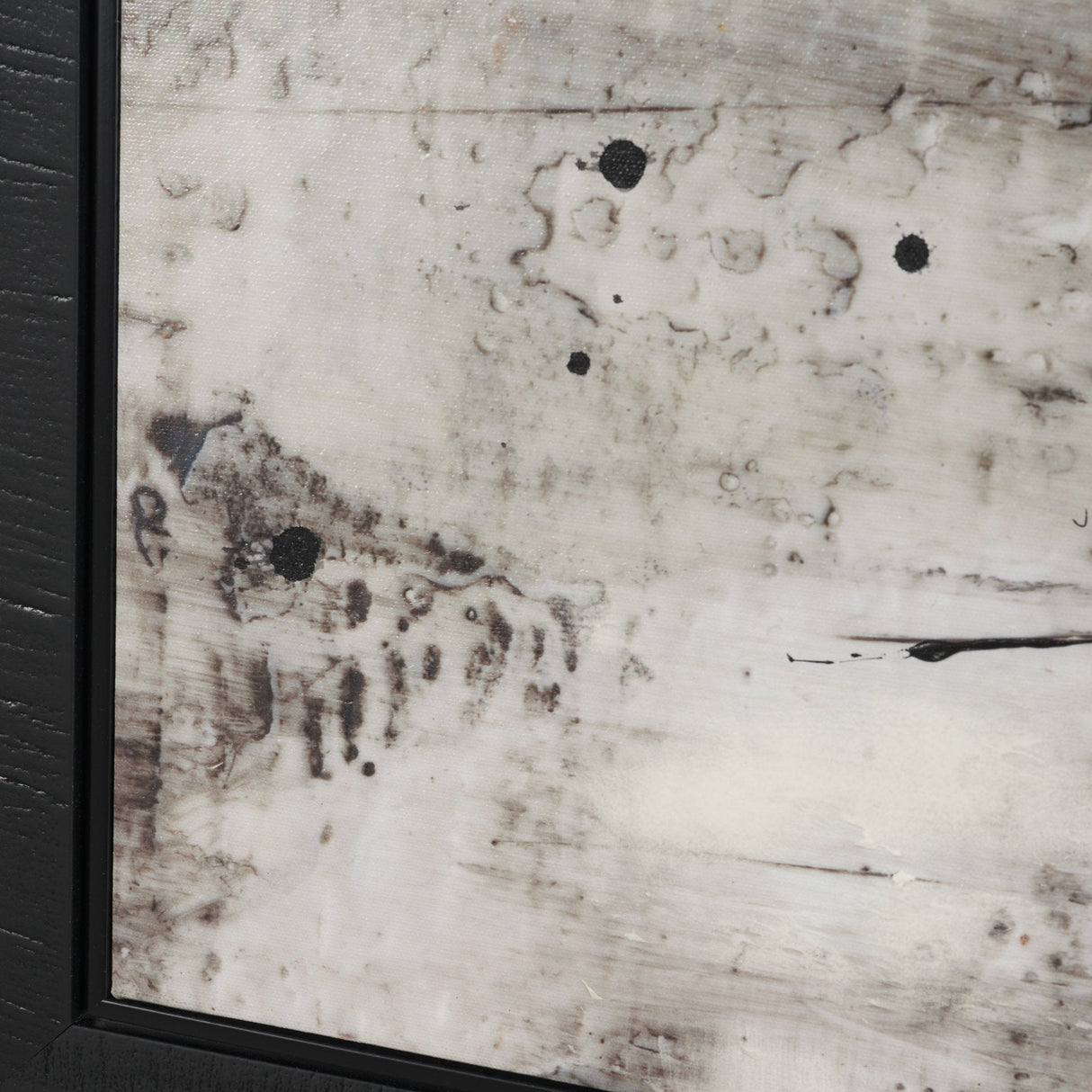 Blk Wht Bronze II by Jennifer Goldberger a Hand Embellished Textured Framed Canvas by Mercana at Eve Furniture