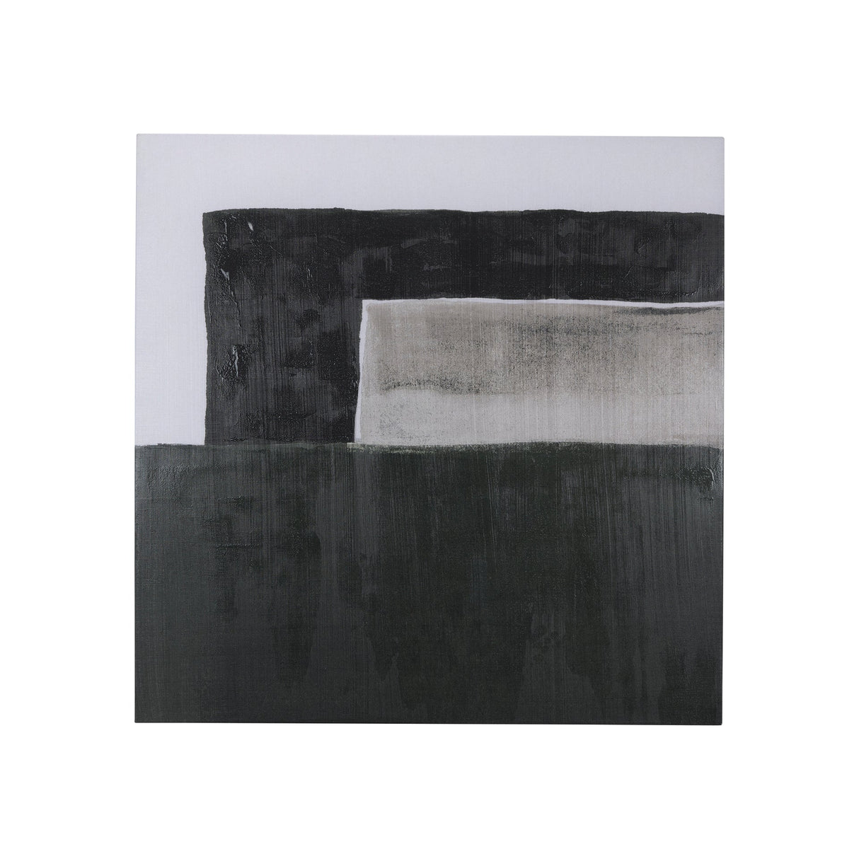 Block II by Mercana Studio a Hand Embellished Textured Canvas by Mercana at Eve Furniture