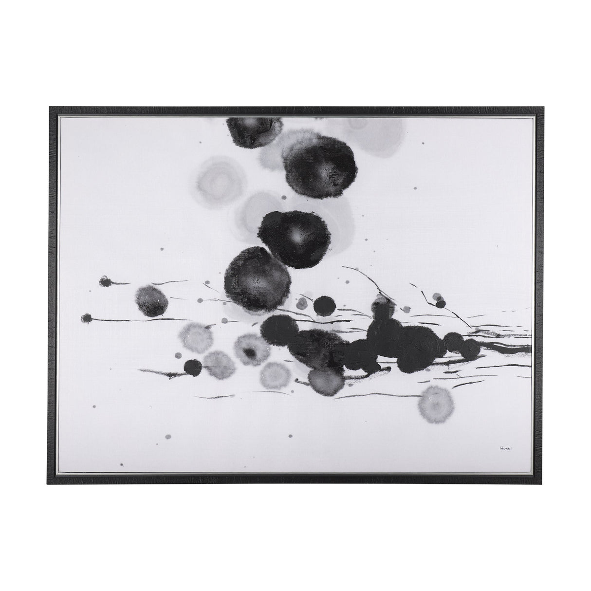 Blooming by Mercana Studio a Hand Embellished Textured Framed Canvas by Mercana at Eve Furniture