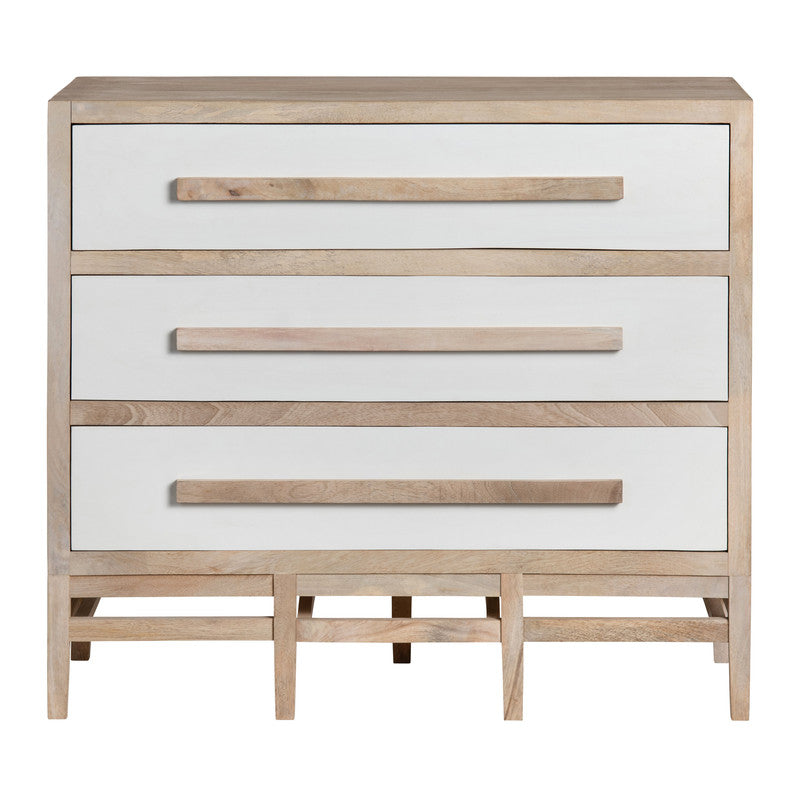 Blue Hills Brown/White Chest by Crestview at Eve Furniture