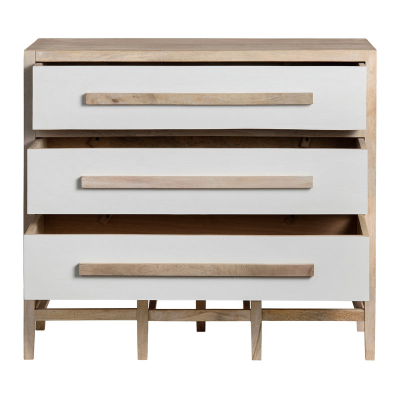 Blue Hills Brown/White Chest by Crestview at Eve Furniture