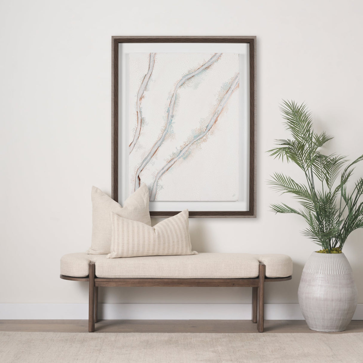 Blue Willow I by Studio M a Framed handmade Original Artwork by Mercana at Eve Furniture