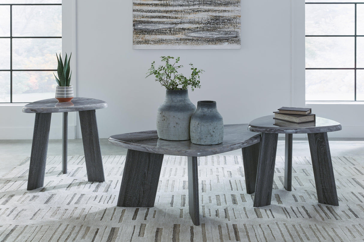 Bluebond Gray Table by Ashley at Eve Furniture