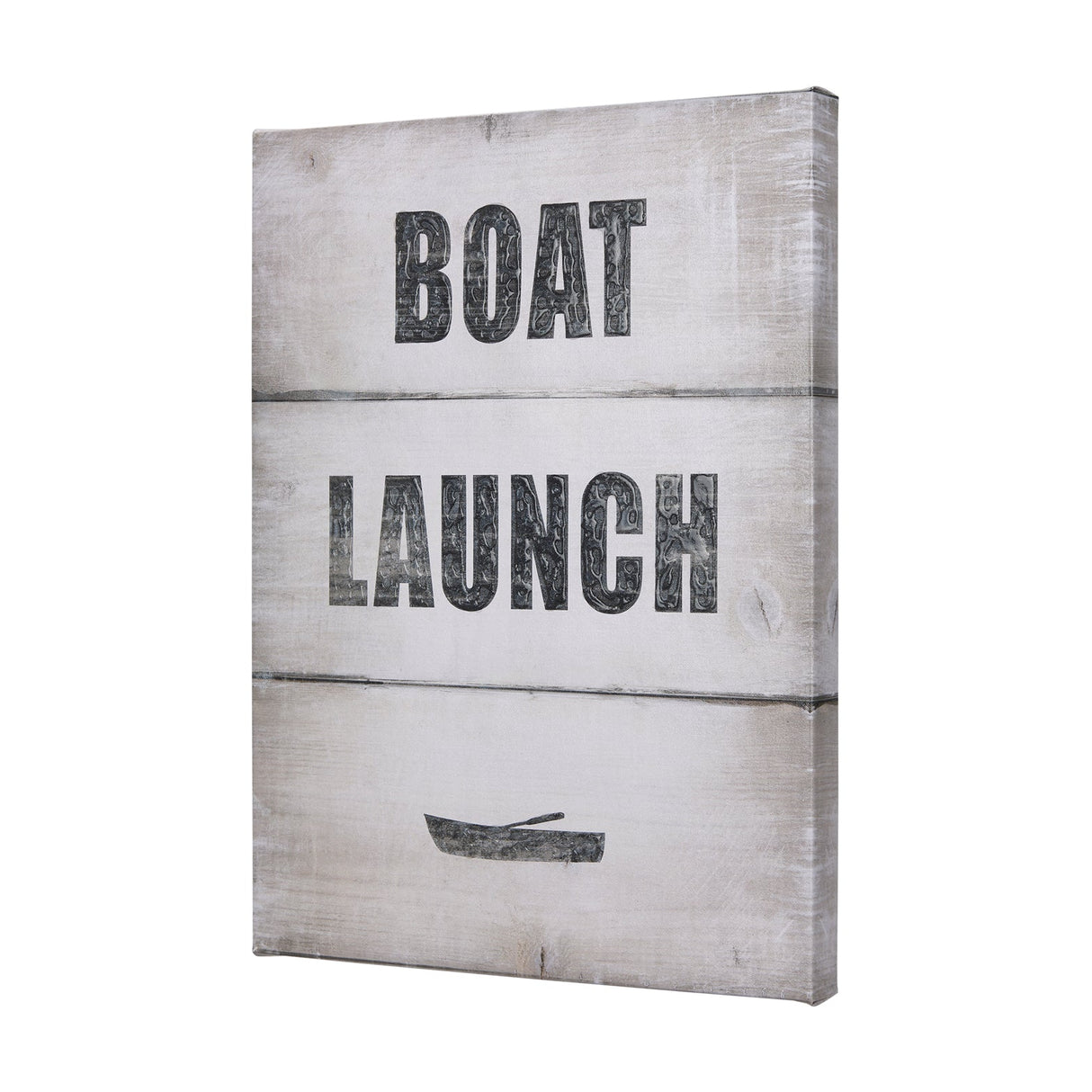 Boat Launch by Mercana Studio a Hand Embellished Textured Canvas by Mercana at Eve Furniture