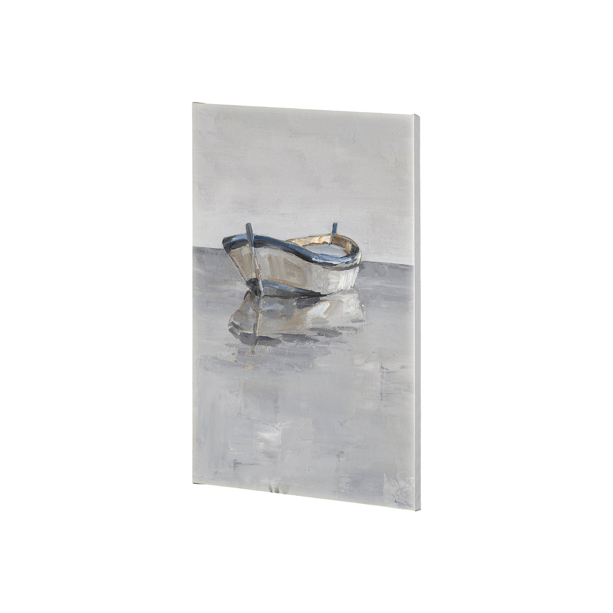 Boat on the Horizon II by Ethan Harper a Hand Embellished Textured Canvas by Mercana at Eve Furniture