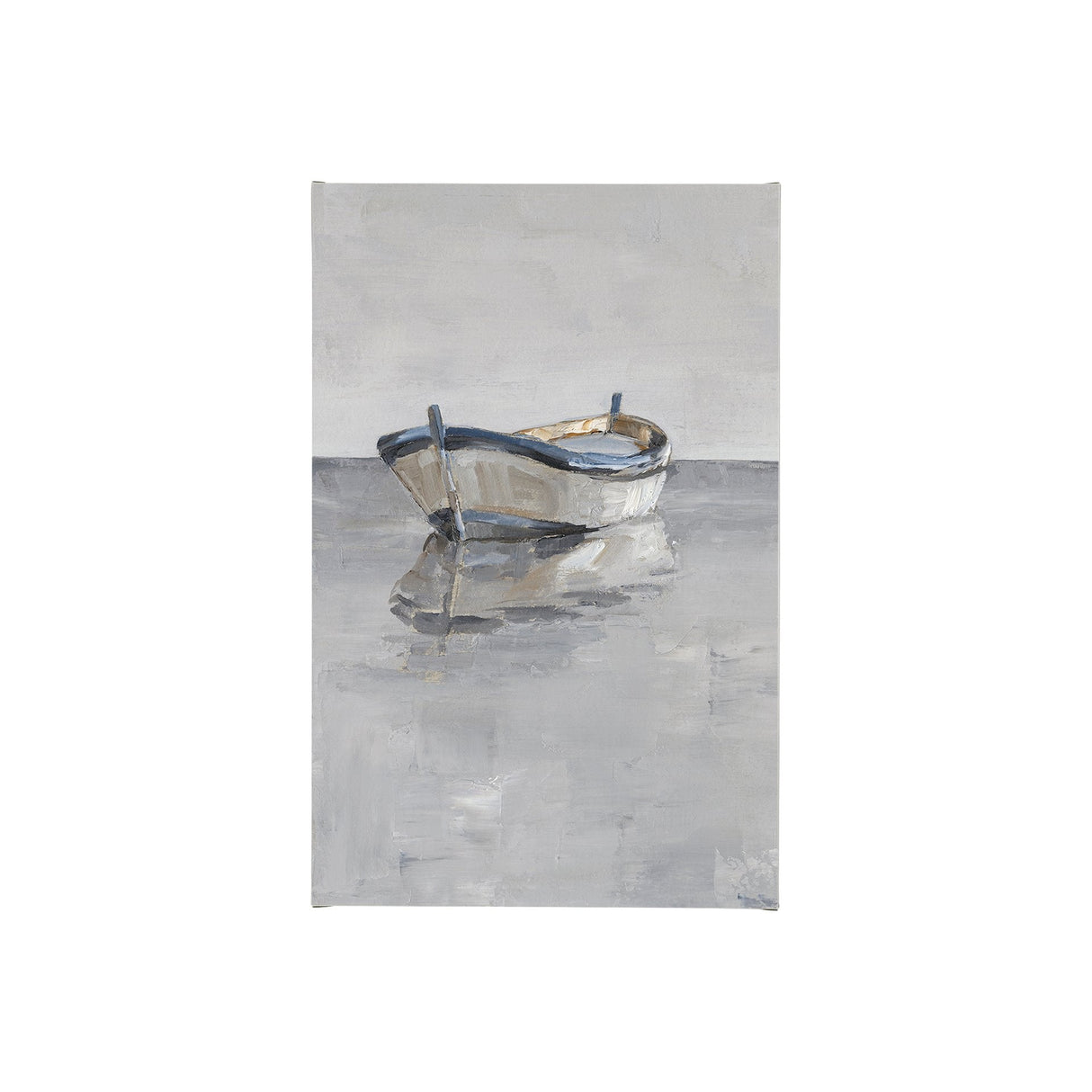 Boat on the Horizon II by Ethan Harper a Hand Embellished Textured Canvas by Mercana at Eve Furniture