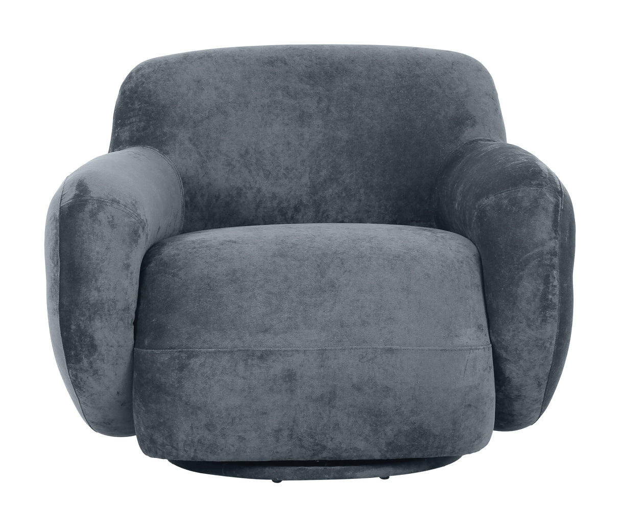 Boble Storm Gray Swivel Chair by Zuomod at Eve Furniture