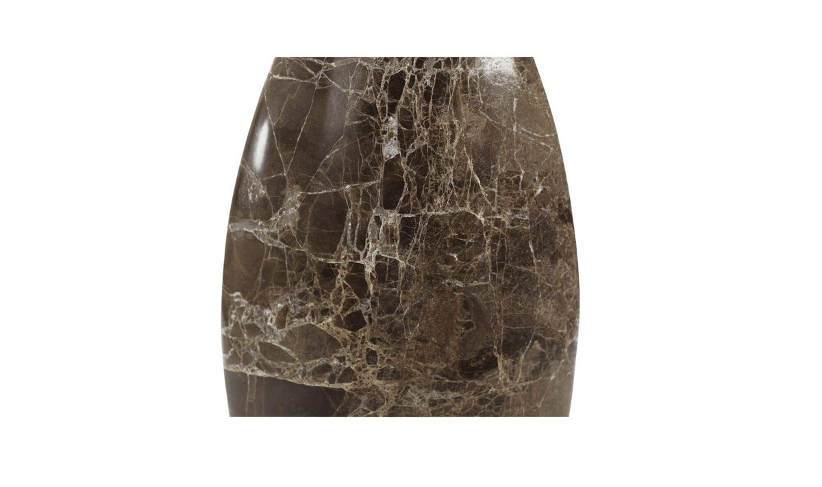 Boda Sculpture Dark Emperador Marble by Moe's Home at Eve Furniture