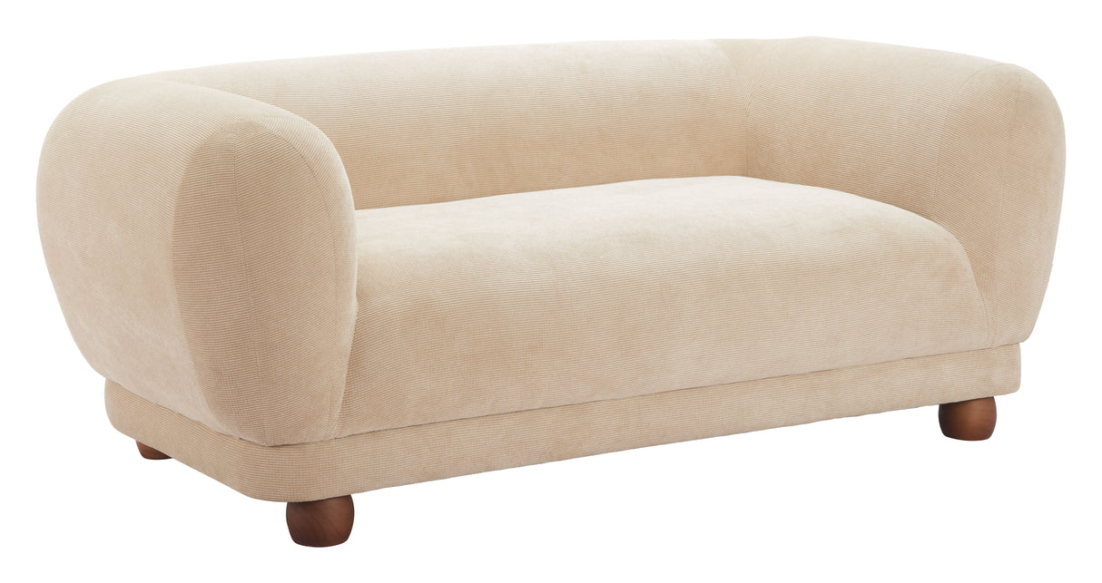 Boet Taupe Loveseat by Zuomod at Eve Furniture
