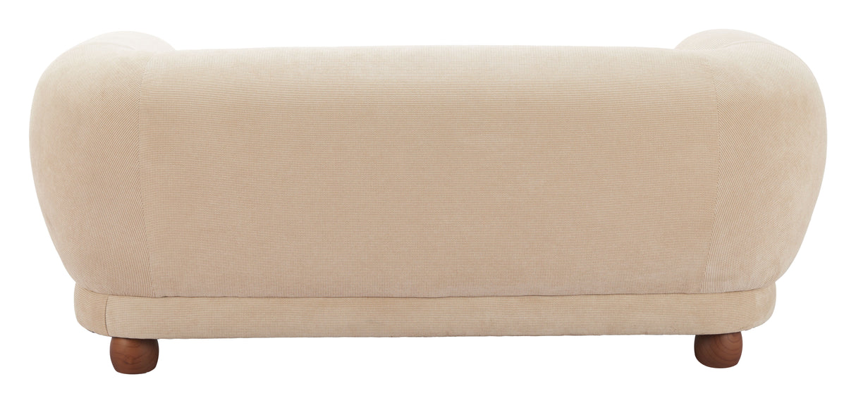 Boet Taupe Loveseat by Zuomod at Eve Furniture