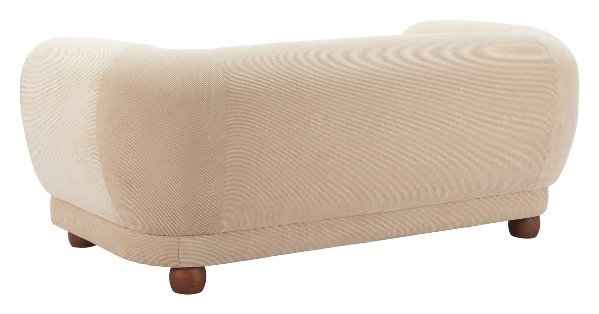 Boet Taupe Loveseat by Zuomod at Eve Furniture