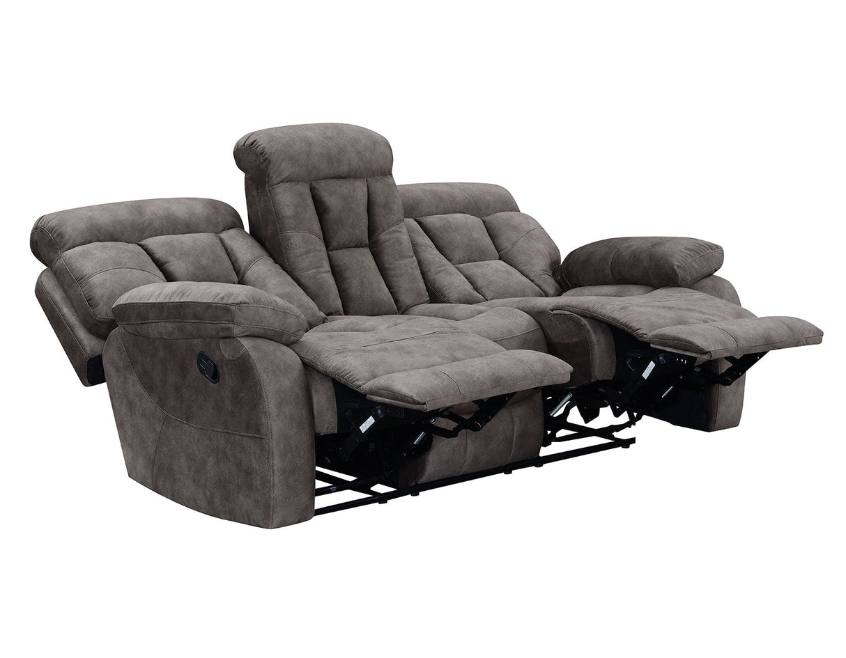 Bogata Majestic Mushroom Reclining Sofa by Steve Silver at Eve Furniture