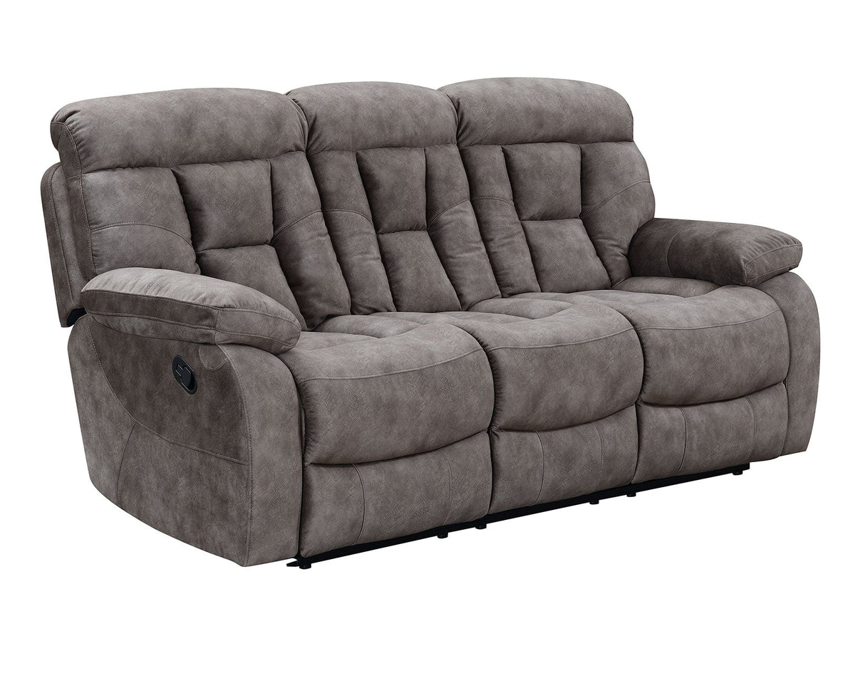 Bogata Majestic Mushroom Reclining Sofa by Steve Silver at Eve Furniture
