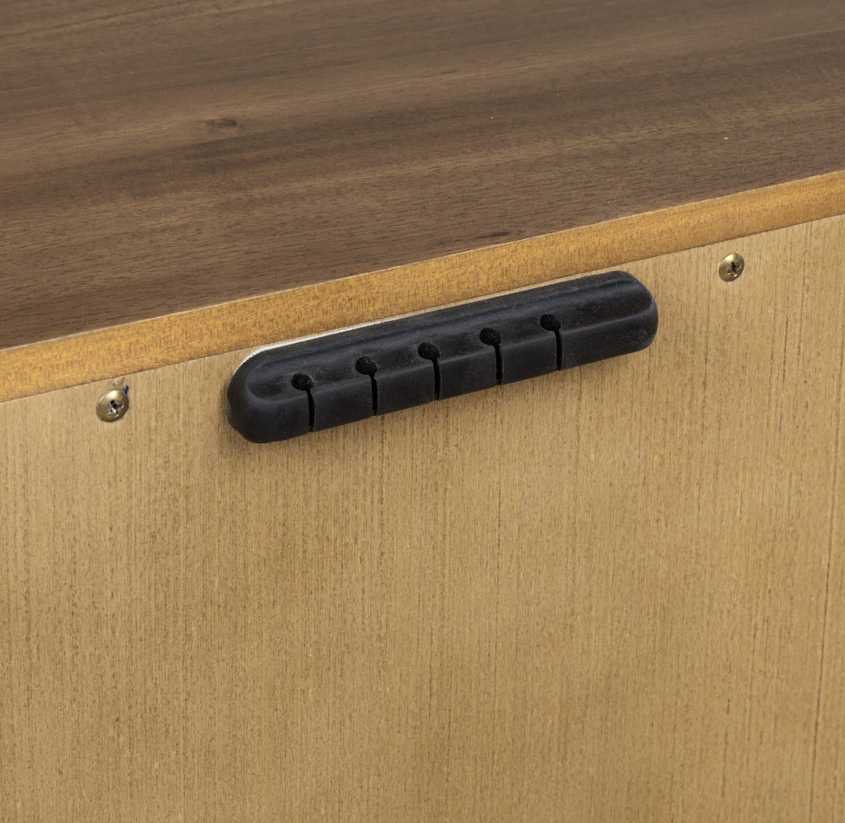 Boka Impala Three Drawer Acacia Wood Nightstand by Modus Furniture at Eve Furniture