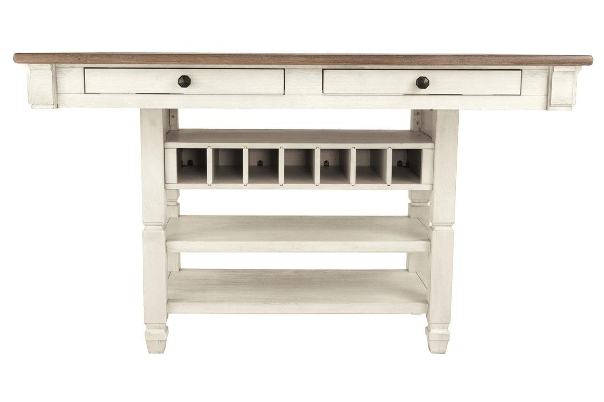 Bolanburg Antique White Counter Height Dining Table by Ashley at Eve Furniture