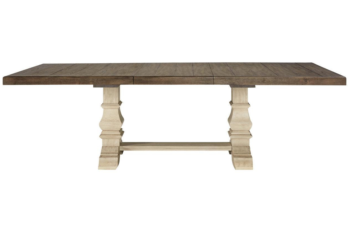 Bolanburg Antique White Extention Dining Table by Ashley at Eve Furniture