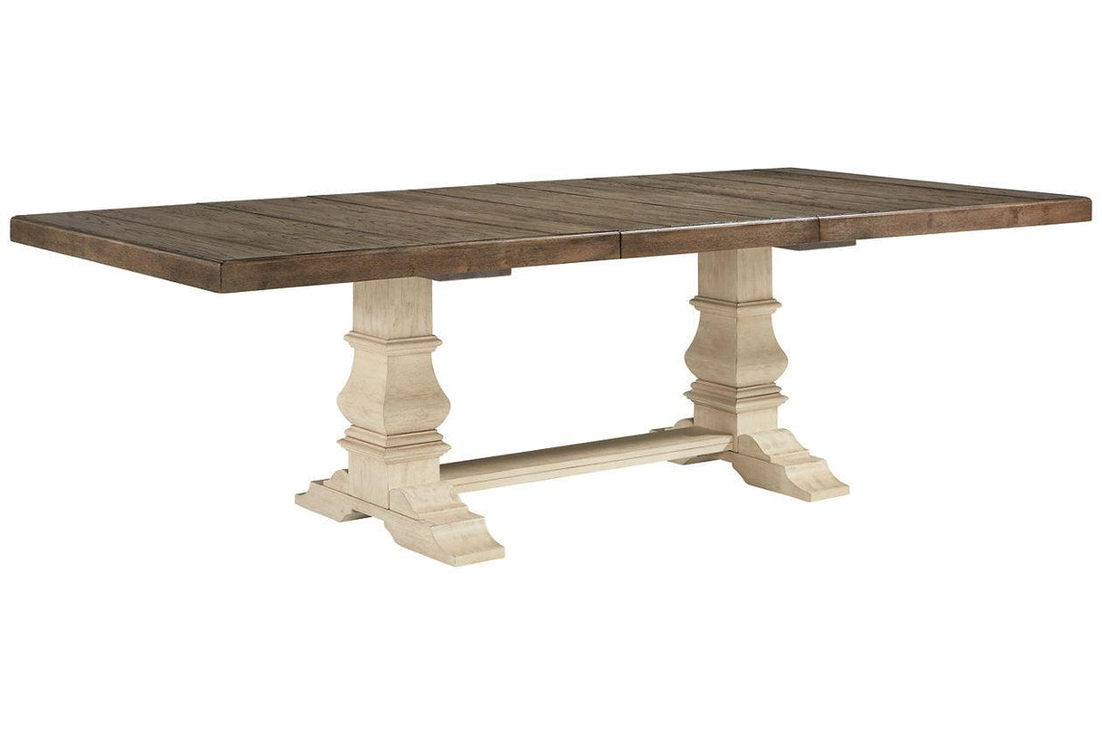 Bolanburg Antique White Extention Dining Table by Ashley at Eve Furniture
