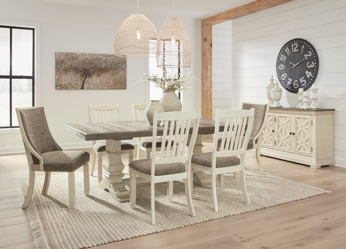 Bolanburg Antique White Two-tone Extendable Dining Room Set by Ashley at Eve Furniture