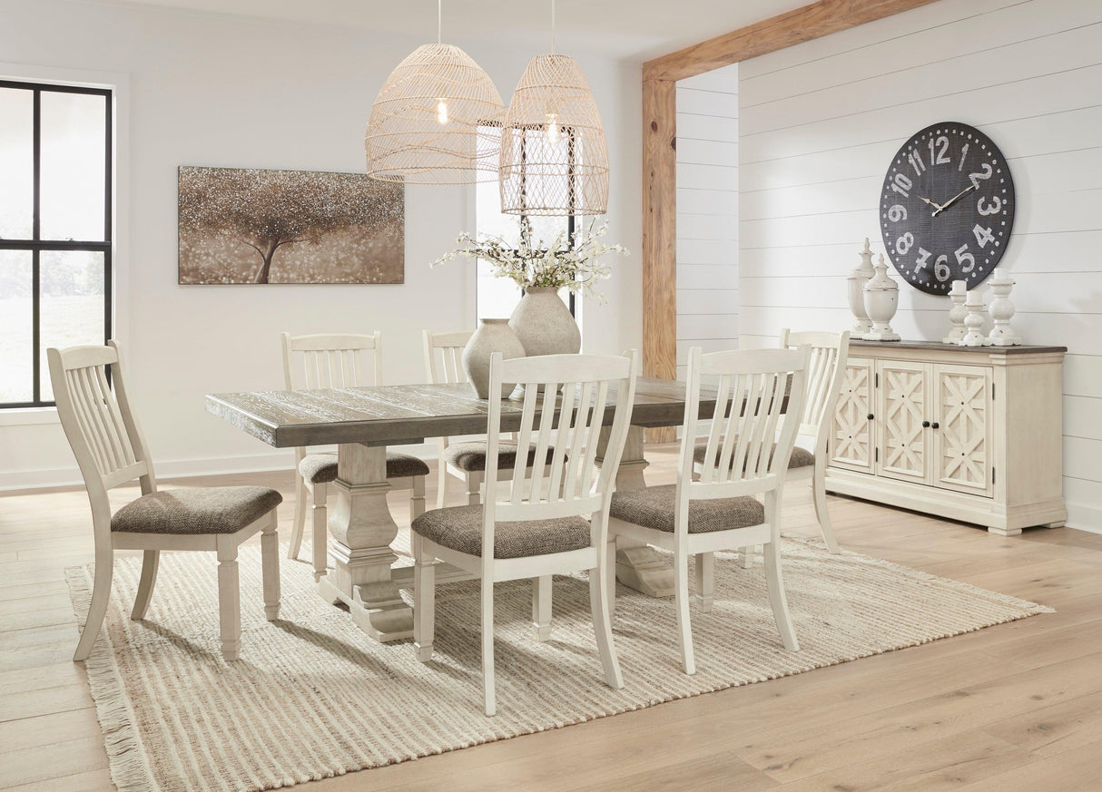 Bolanburg Antique White Two-tone Extendable Dining Room Set by Ashley at Eve Furniture