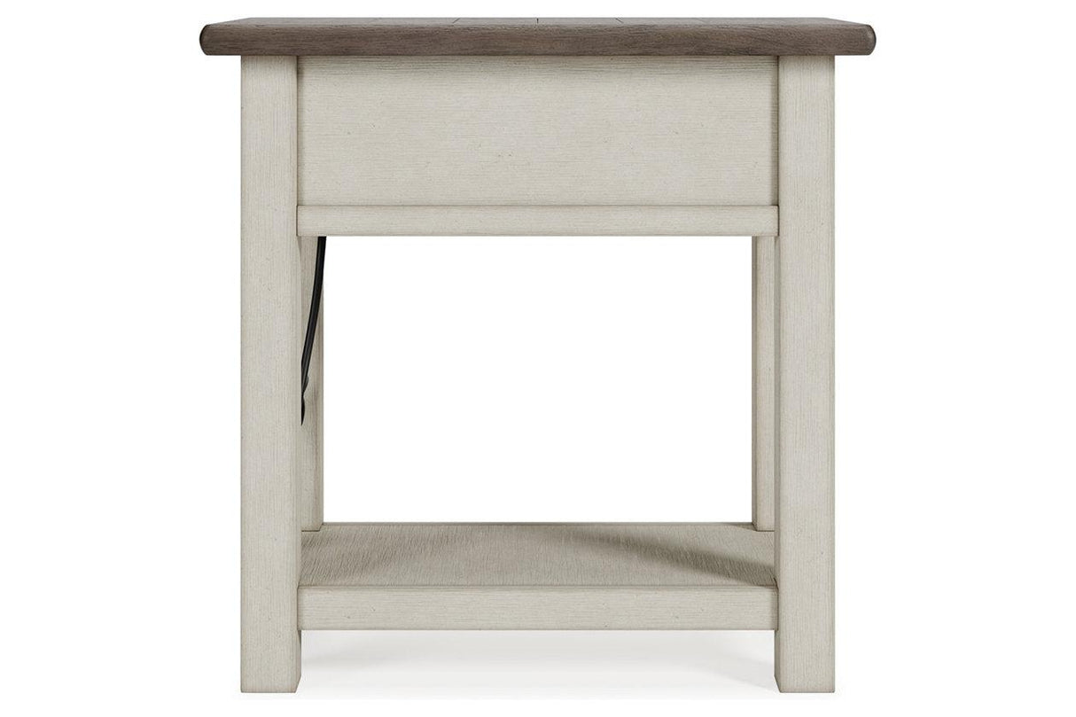 Bolanburg Two-tone Chairside End Table by Ashley at Eve Furniture