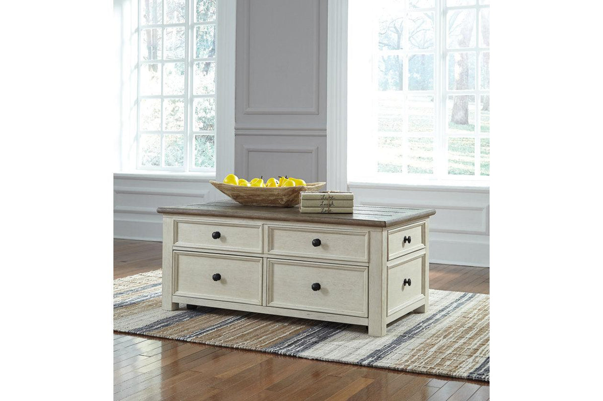 Bolanburg Two-tone Coffee Table and 2 End Tables by Ashley at Eve Furniture