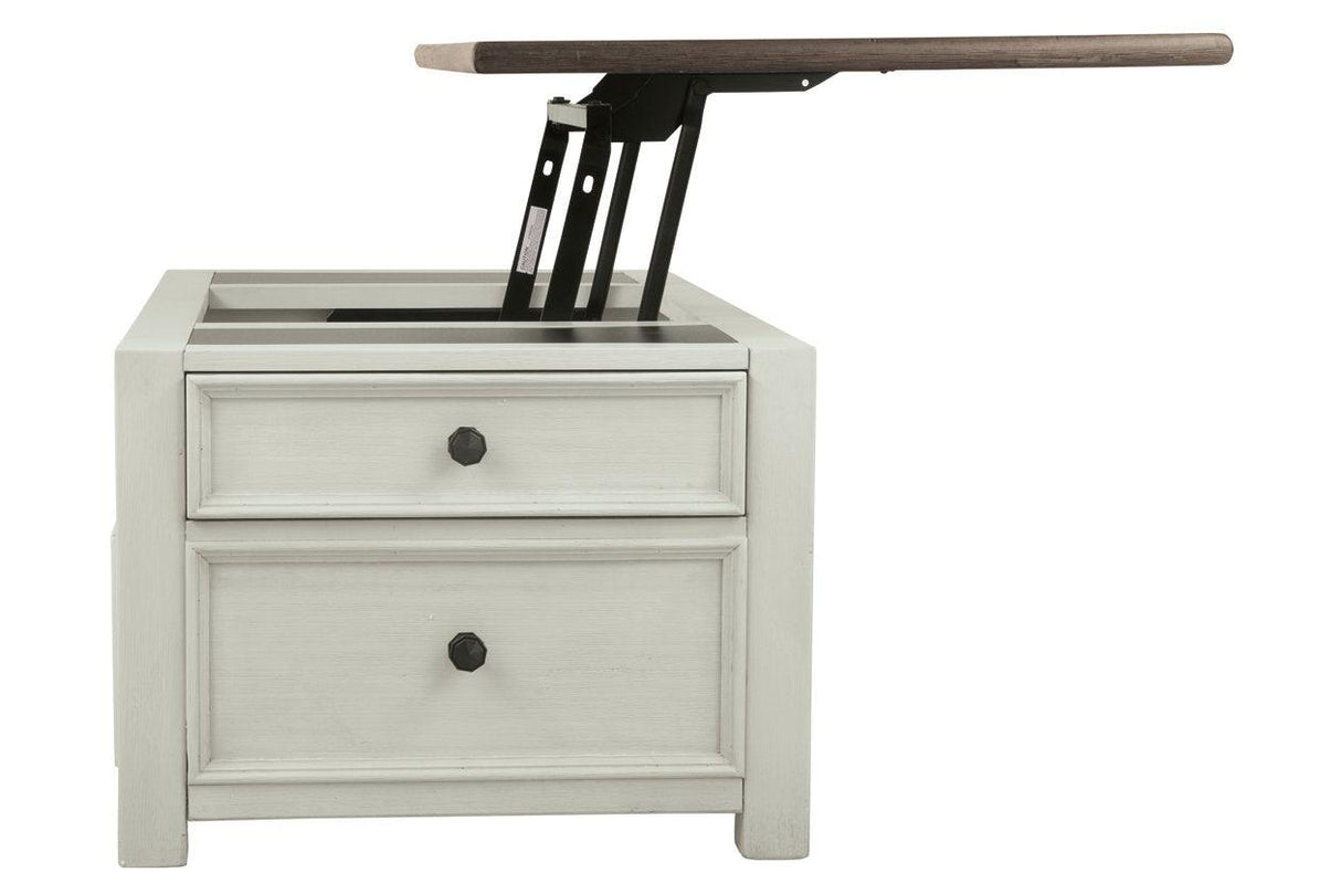 Bolanburg Two-tone Coffee Table with Lift Top by Ashley at Eve Furniture