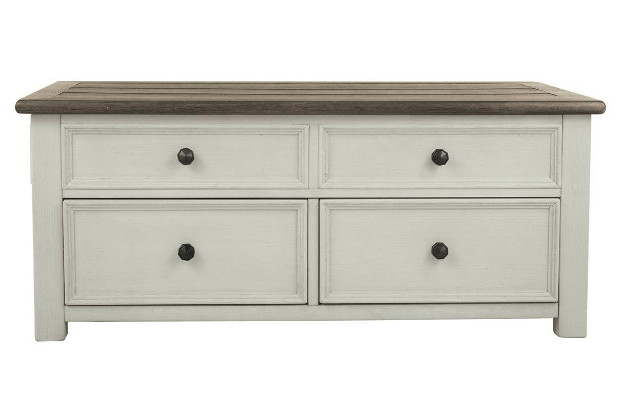 Bolanburg Two-tone Coffee Table with Lift Top by Ashley at Eve Furniture