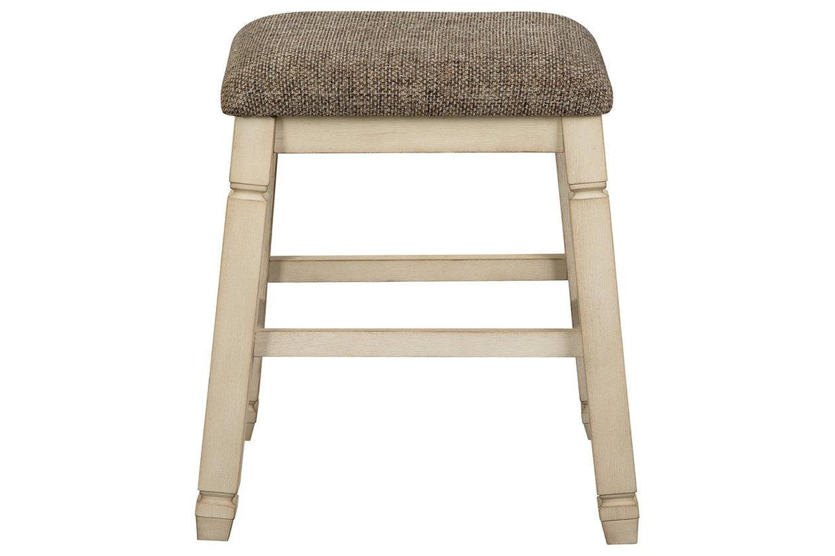 Bolanburg Two-tone Counter Height Barstool, Set of 2 by Ashley at Eve Furniture