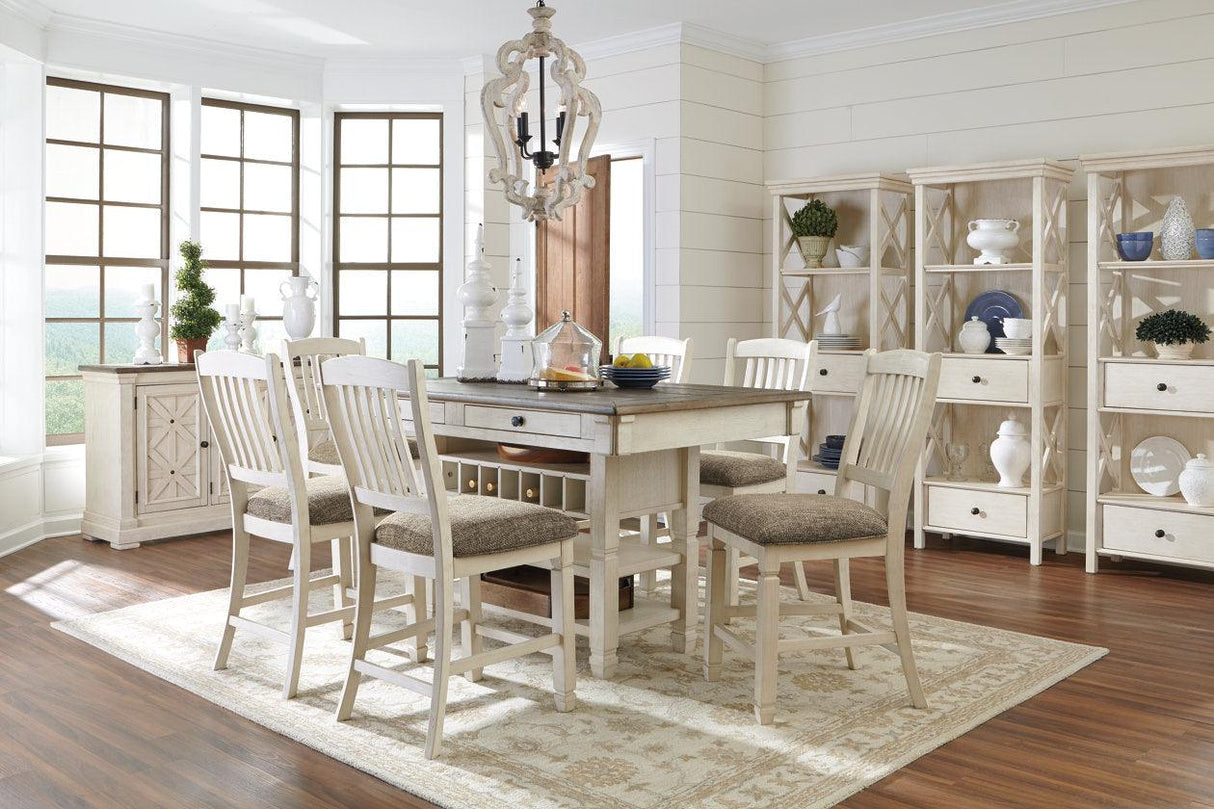 Bolanburg Two-tone Counter Height Chair, Set of 2 by Ashley at Eve Furniture