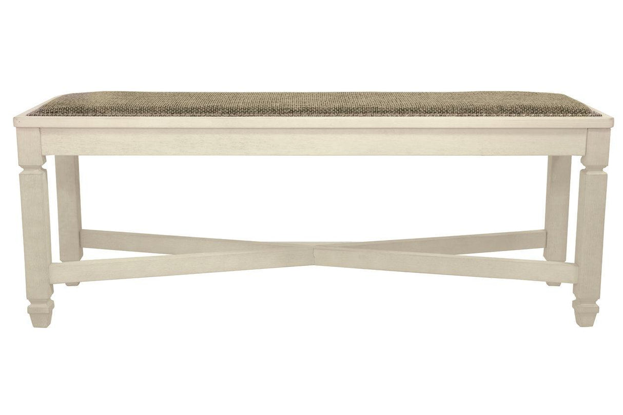 Bolanburg Two-tone Dining Bench by Ashley at Eve Furniture