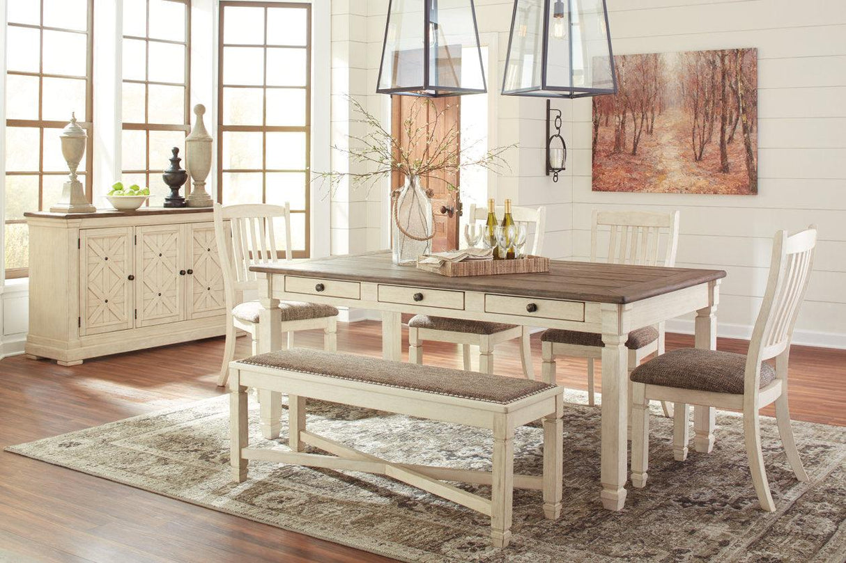 Bolanburg Two-tone Dining Chair, Set of 2 by Ashley at Eve Furniture