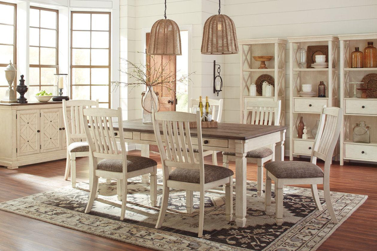 Bolanburg Two-tone Dining Chair, Set of 2 by Ashley at Eve Furniture