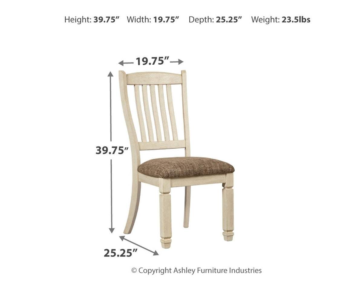 Bolanburg Two-tone Dining Table and 4 Chairs by Ashley at Eve Furniture